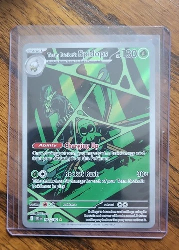 Team Rocket's Spidops 187/182 Sv10: Destined Rivals Holo