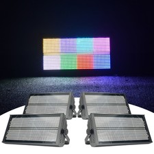 4pcs 1000W Wall Wash Light RGBW 960LED Strobe DMX512 Stage DJ Party Show Light