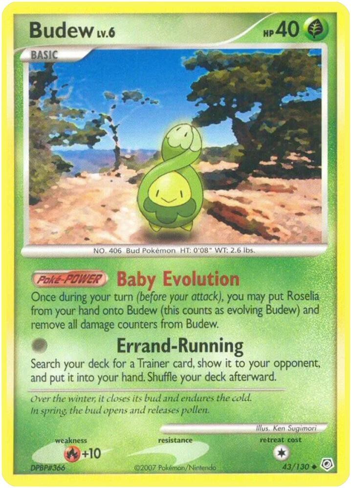 Budew Uncommon Diamond and Pearl 43/130 NM Normal