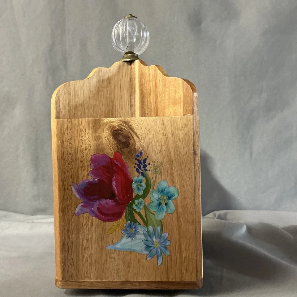 4-секционный деревянный вращающийся держатель для посуды The Pioneer Woman Spring Bouquet - Изображение 2 из 4