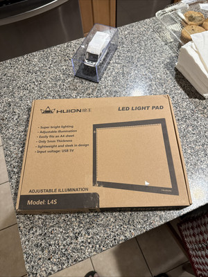 Huion L4S drawing LED Light box tracing table Slim art animation sketching A4