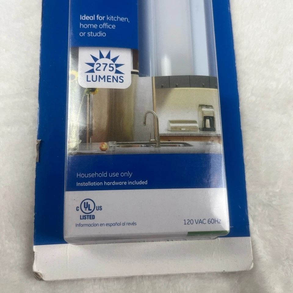 NIB GE LED Under Cabinet Light 10 In 275 Lumen Plug-In Install Slim Modern - Image 2 of 4
