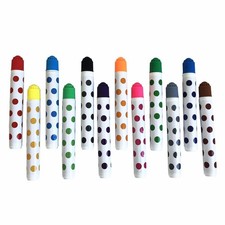 Bingo Daubers 12 Pack in Mixed Colors, Dot Art Markers,Bingo Markers
