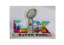 Super Bowl 60 LX Patch Flex Chrome