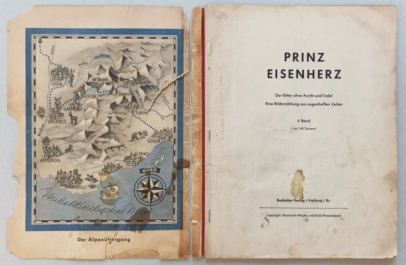 Manon Amour Lion Figürliches - 14 Druckgraphiken Heft Prinz Eisenherz 18.-20.Jh. - Bild 3 von 4