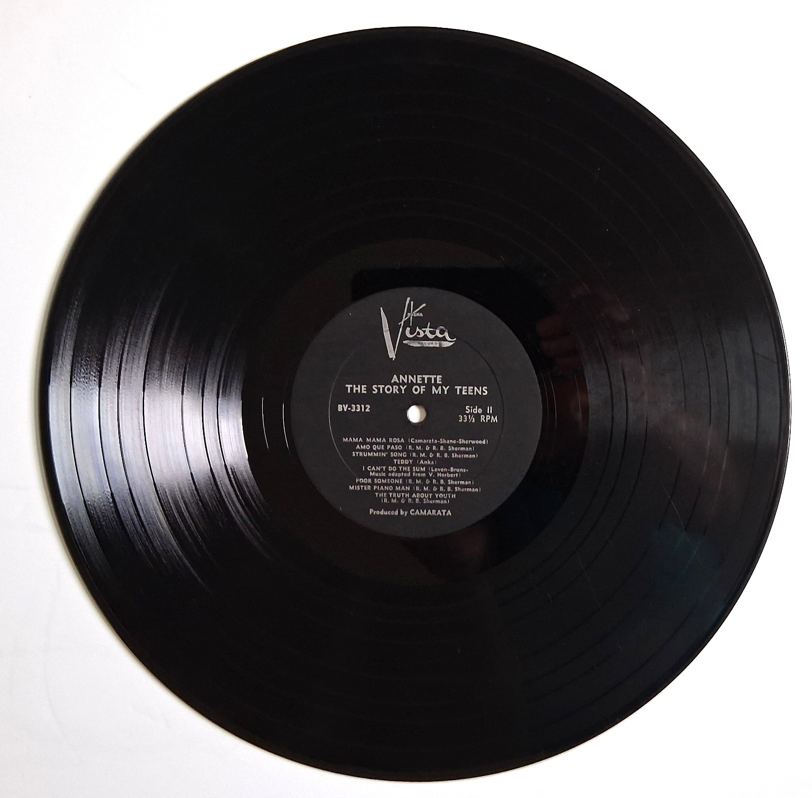 Annette The Story of My Teens Vintage 12" Vinyl 33 RPM LP Record Album 1962