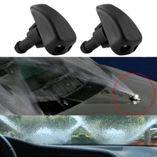 2Pcs/set Car Front Windshield Water Spray Wiper Nozzle Accessories Universal US