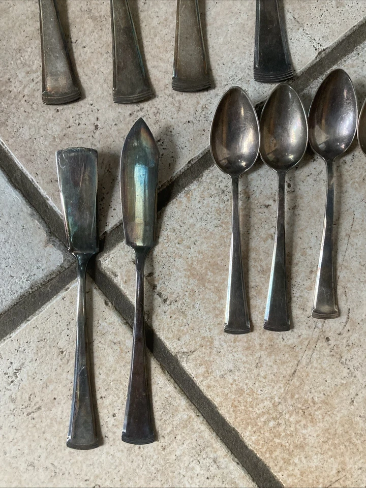 Konvolut altes Silberbesteck WMF Mit Punze - Bild 2 von 4