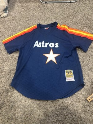 Mitchell & Ness Houston Astros Nolan Ryan Jersey Mens Large 1988 Blue Stitched