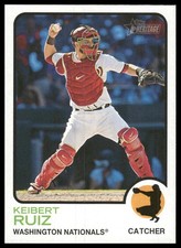Keibert Ruiz 2022 Topps Heritage #705 Washington Nationals