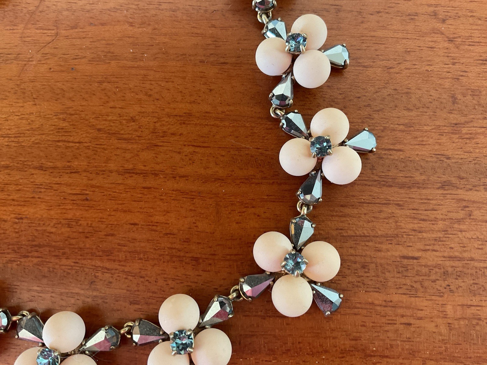 J.CREW Flower Statement  Necklace Multi Color - image 5