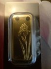 Pamp Swiss IRIS 1/5 oz .9999 Gold Bar Pendant Necklace Charm with Box and bag