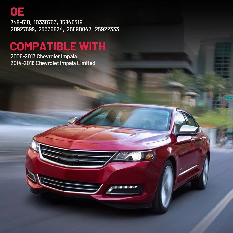 Power Window Regulator W/Motor Rear Left For 2006-2013 Chevrolet Impala 748-510 Foto 3 de 4