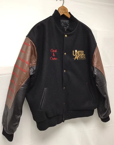 Vintage 1995 James Bond Goldeneye 007 Cast & Crew Bomber Jacket United Artists - product listing photo