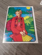 Vintage 1983 PANINI BARBIE 177  178 ALBUM STICKER Sheet Mattel Barbie study