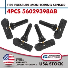 Set(4) TPMS Tire Pressure Sensor 56029398AB For Dodge Ram Chrysler Jeep Wrangle