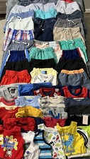 Lot of 52 Boys Size 18 Months Summer Shirt Bodysuit Shorts Overalls Romper