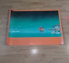 RARE 1973 Fish Yessongs 4 Roger Dean Cover Art Big-O Poster England Psychedelic 