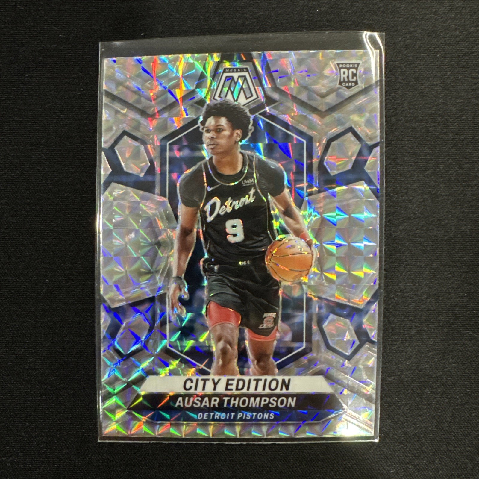 2023-2024 Silver Mosaic Prizm Ausar Thompson City Edition