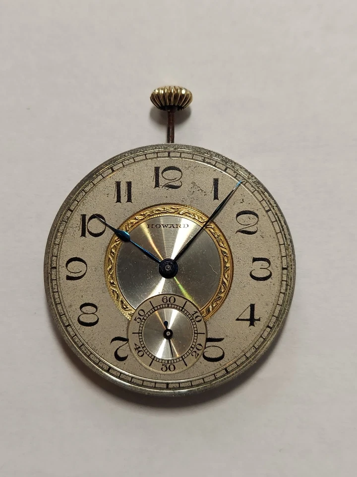 Reloj Bolsillo Howard Movimiento Usa Manual Hombre Foto 3 de 4