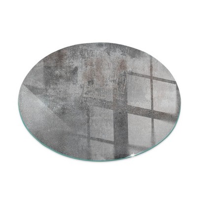Glasbodenplatte Kaminofen Hitzebeständig Textur einer rohen Oberfläche fi100 cm