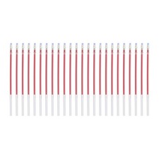 0.8mm Gel Pens Refills, 24 Pack Glitter Gel Pens Ink Medium Point, Red