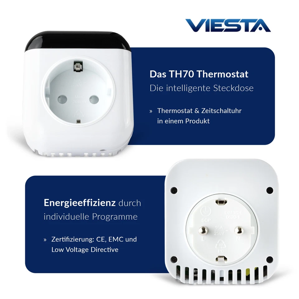 WIFI Thermostat Raumthermostat programmierbar für Infrarotheizung Elektroheizung - Bild 2 von 4