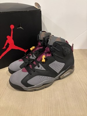 Worn Once Nike Air Jordan 6 Bordeaux Men Sneakers With Box US 11 Black/Graphite