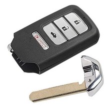 4 Buttons Smart Key Fob Case Shell Fit for Honda Accord Civic CR-V CR-Z HR-V 1