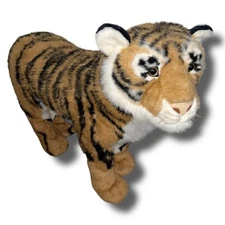FAO Tiger Plush 2012 Toys R Us Schwarz 35” Long Large Realistic Standing Bengal
