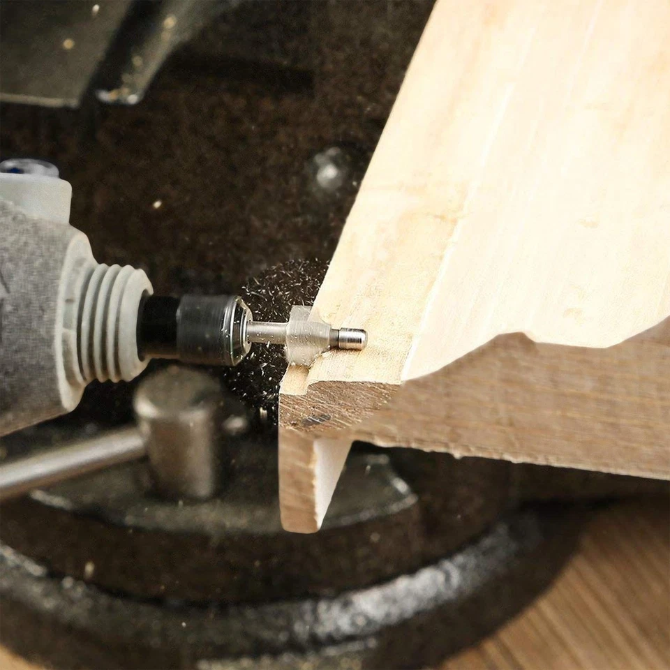 10 tlg. HSS Fräsen Fräser Sets 3mm Fräser Dremel Proxxon Holz 3mm - Bild 2 von 2