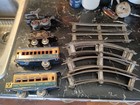 Antique Old Tin Ives Wind Up Train Set  — photo 1