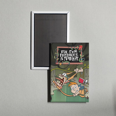 My Gym Partner's a Monkey Mini TV Show Poster Fridge Locker Magnet