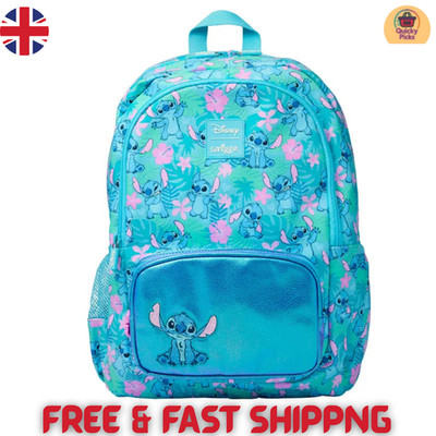 Smiggle Disney Stitch Rucksack, Lunchbag plus Schulutensilien.