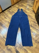 Dickies Denim Bib Overalls Mens 3XL 54/32