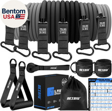Heavy Resistance Bands for Working Out, 300Lbs/360Lb/420Lb Exercise Bands Workou
