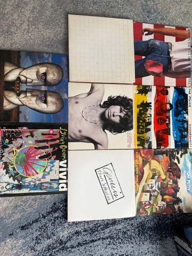 classic rock lot of vinyl pink floyd bruce springsteen police genesis tom petty