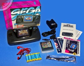 AMAZING Sega GAME GEAR System COMPLETE in Box CIB Recapped SONIC 2 A/C Adapter