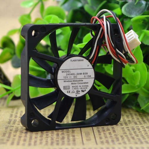 NMB 2404KL-04W-B39 60*60*10MM 6010 12V 0.13A 3pin Case Cooling Fan 6CM - 第 1/5 張圖片