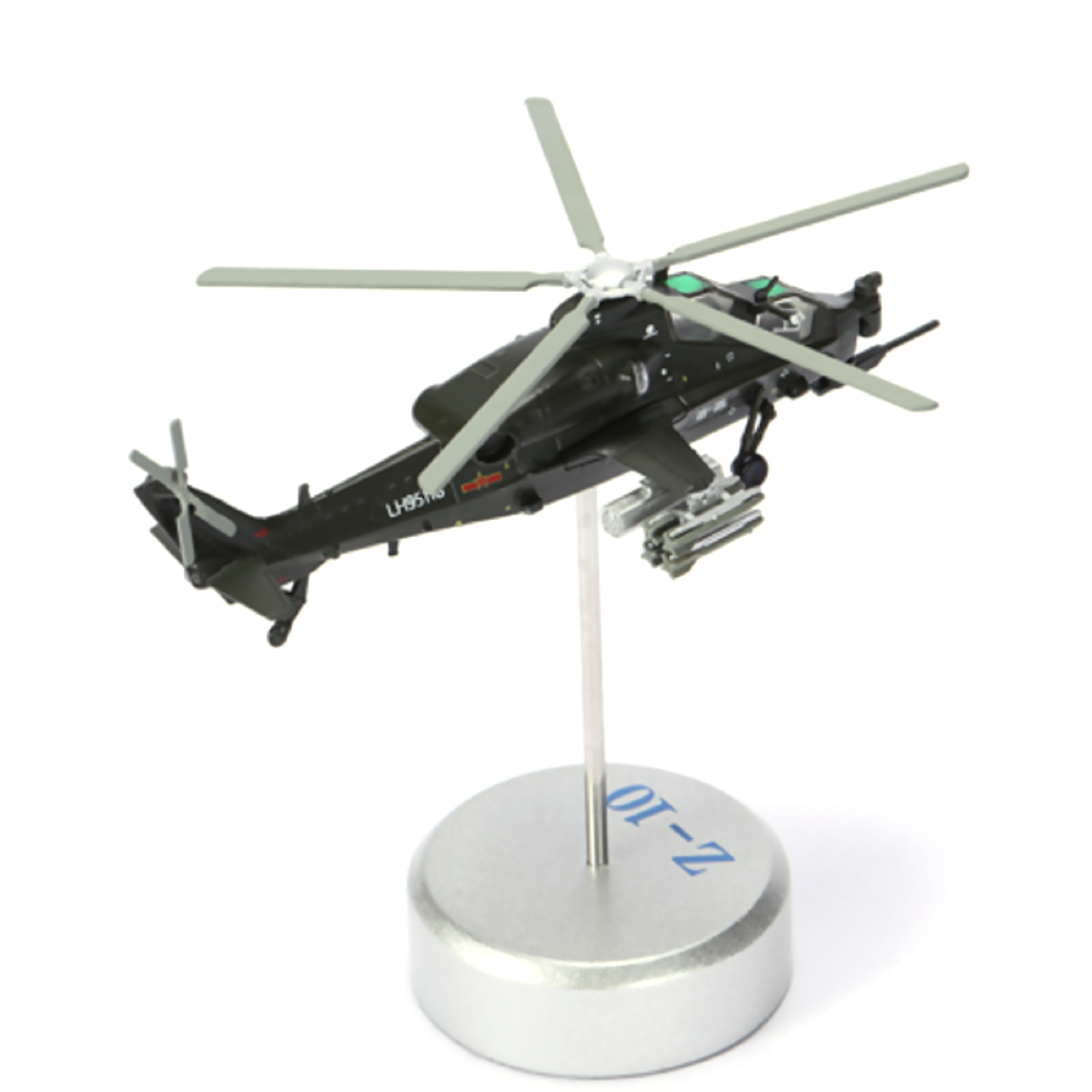 1/100 Chinese Armed WZ-10 Helicopter Model Military Aircraft Craft Collection B