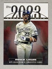 2024 Topps Series 1 #23GH-23 Greatest Hits Royce Lewis Minnesota Twins 🔥💪 
