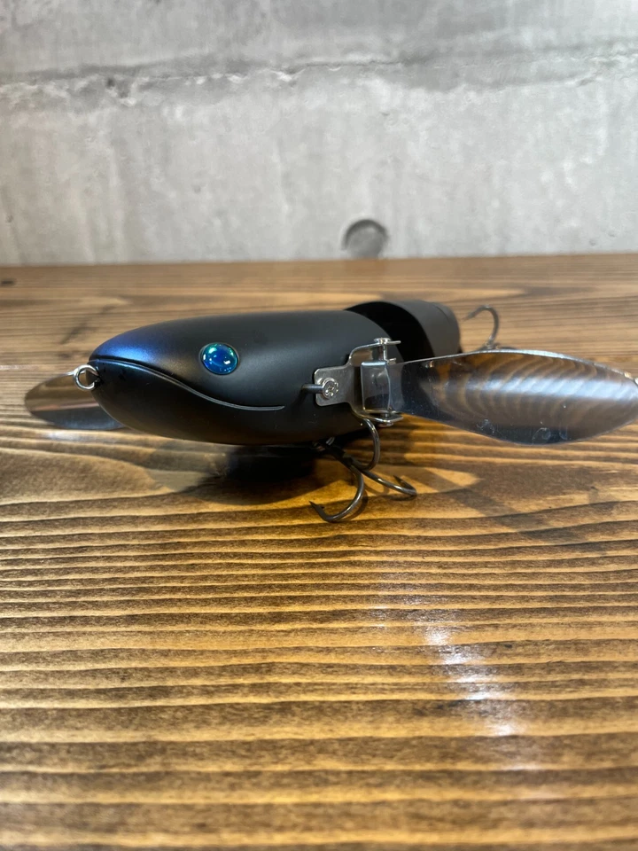 deps NZ CRAWLER #02 Jet Black Topwater Surface bait japan bass fishing lure - Image 2 of 4