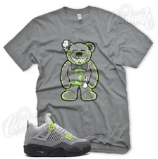 "TATTERED TEDDY" Shirt to Match J1 4 Neon Green Volt Air Max 95 YeezReel