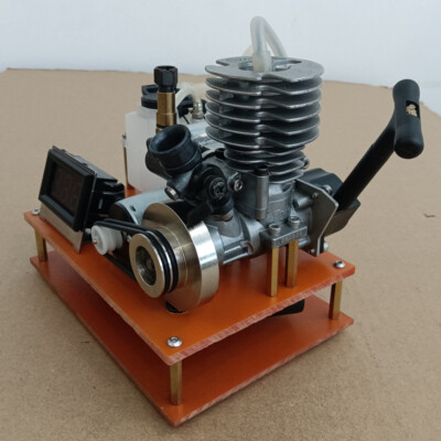 Mini 2-Stroke Gasoline Engine Model Toy Petrol Engine Mixture Nitro DC Generator