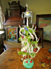 Antique  Christmas goose feather tree ,Gablon...