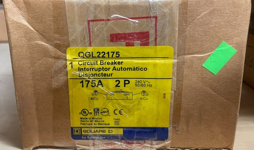 SQUARE D QGL22175 UNTERBRECHER 2POLIG 175A 240V NEU VERSANDBEREIT - Bild 2 von 3