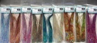 HOLOGRAPHIC 3D FLASHABOU MINNOW SET 9x glittering color Fly tying flash material