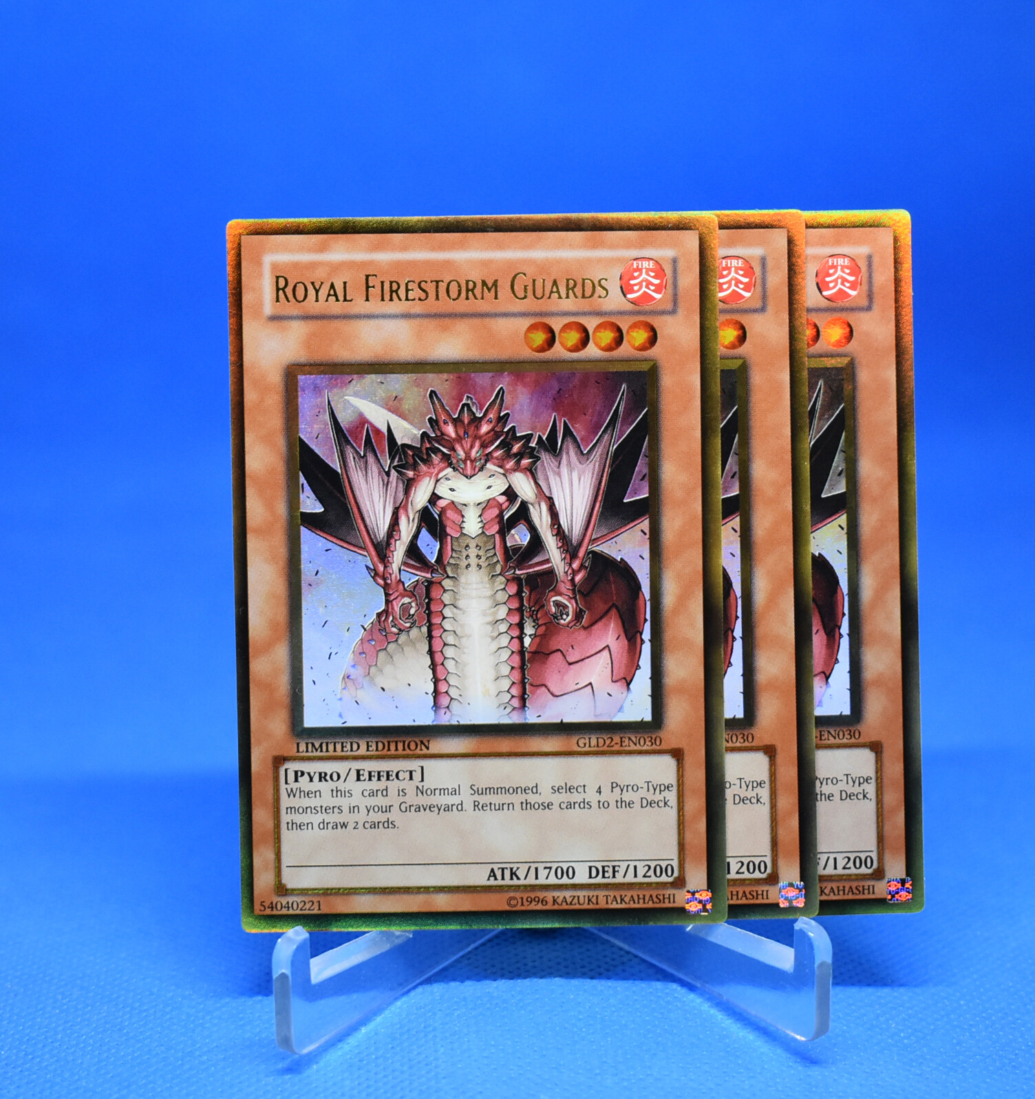 YU-GI-OH! 2X DRAGON Armé des Ténèbres GLD2-FR031 Ed. Limitée Gold