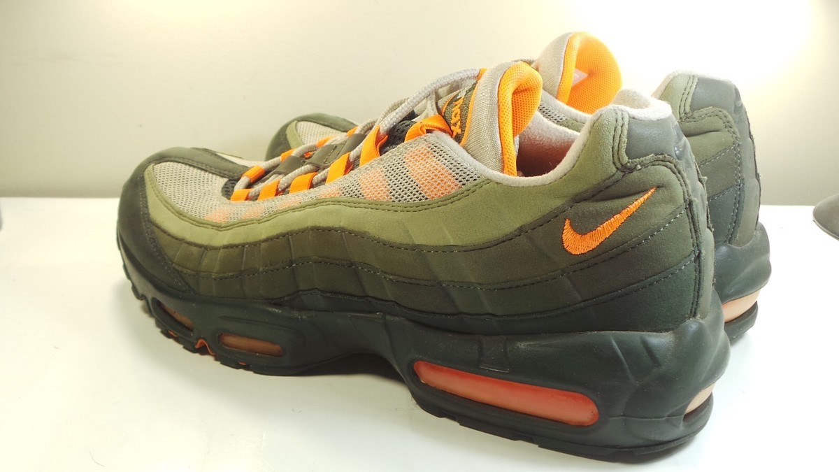 air max 95 olive green and orange