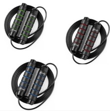 Adjustable Jump Rope for Workout, Fitness Jump Rope for Men Women and Kids Speed